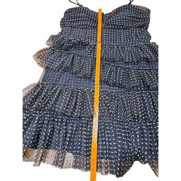 City Studios Dot-Print Tiered-MeshCorset Dress Size XXL - Picture 4 of 6